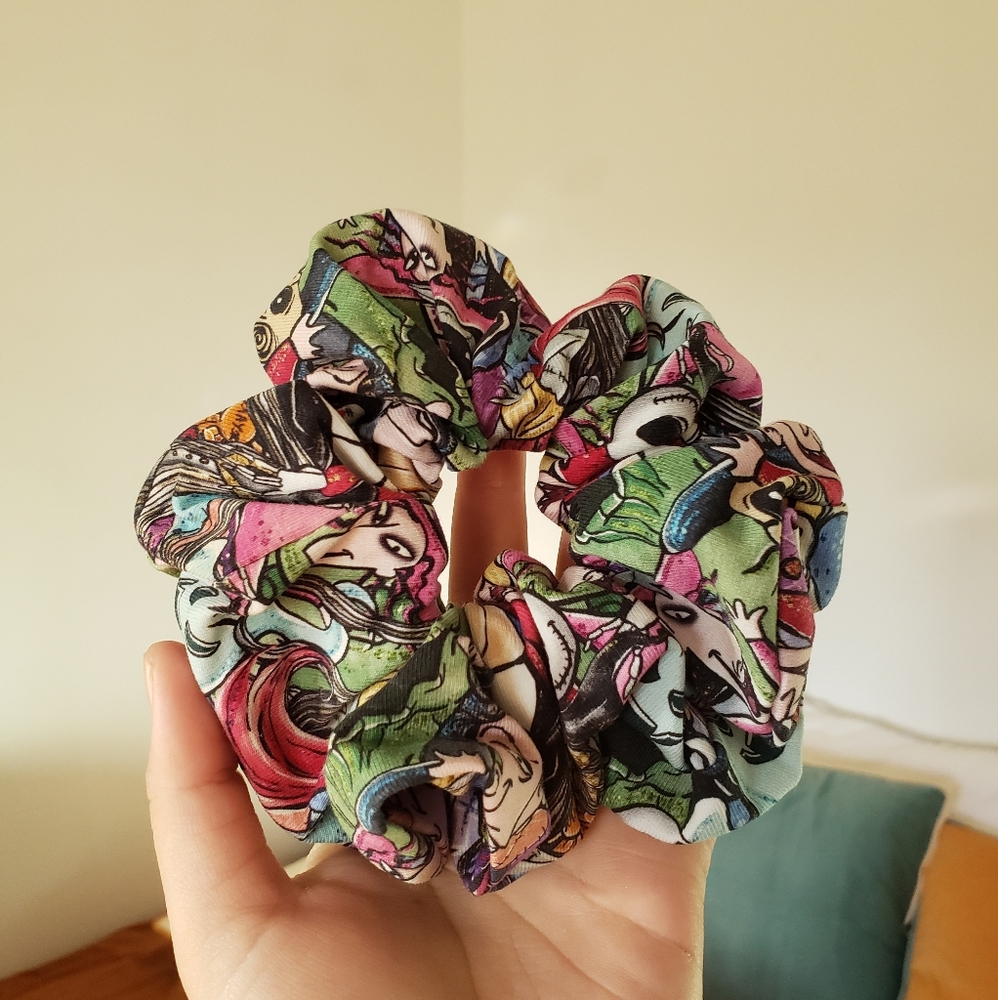 Nightmare Before Christmas Scrunchie